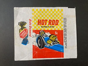 Hot Rod vintage rare Donruss wax wrapper - Picture 1 of 1