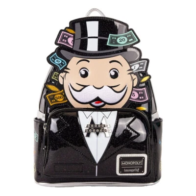 Mini zaino Loungefly x Monopoly - Mr. Monopoly Edition Collector Hasbro 🙂 - Immagine 1 di 4