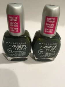 2 X Maybelline New York Express Finish fast dry Nail Color YOU CHOOSE COLOR NEW. - Picture 1 of 30