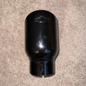 OEM GM 2021-2024 5,3 L Punta de escape cromada negra corte angular 84513870 ÚLTIMO - Imagen 1 de 9