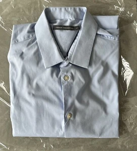 New Womens French Connection Size Medium LS Blue Collar Button Shirt - Picture 1 of 7