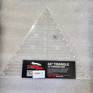 Creative Grids 60 degree Triangle 12-1/2in Quilt Ruler CGRT12560 - NEW, SEALED - Picture 1 of 3