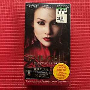 VHS tape -- THE CELL jennifer lopez - BONUS FOOTAGE - thriller - NEW sealed - Bild 1 von 3