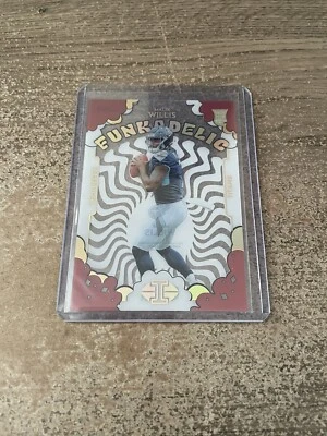 2022 Panini Illusions MALIK WILLIS RC Funkadelic Acetate RED  #’D /199 TITANS - Image 1 of 3