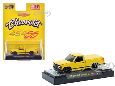 1993 CHEVROLET SS 454 PICKUP YELLOW 1/64 DIECAST MODEL CAR BY M2 31500-MJS81 - Image 1 of 3