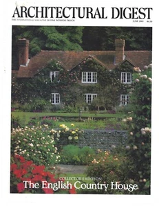 Architectural Digest Magazine June 1985 The English Country House - Picture 1 of 2