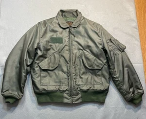 Gibson & Barnes Winter Flight Flyer Jacket FSL-45/P Aviator Bomber SIZE M/L READ - Picture 1 of 14