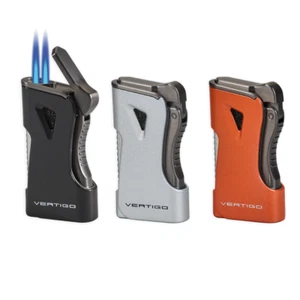 Vertigo Nitro Double Torch Lighter with Cigar Punch - Picture 1 of 3