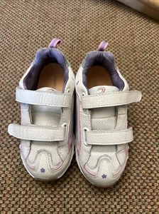 Answer 2 Toddler Orthopedic-Girl Walking Shoes White-Pink 222-3 10M Orig $70 New - Picture 1 of 10