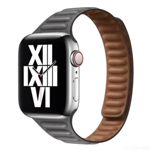 Leder Magnet Loop Armband für Apple Watch 8/7 41mm/45mm Strap iWatch 6 SE 5 4 - Bild 1 von 31