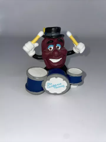 VINTAGE PVC 1988 APPLAUSE CALIFORNIA RAISIN DRUMMER FIGURINE TOY Cover