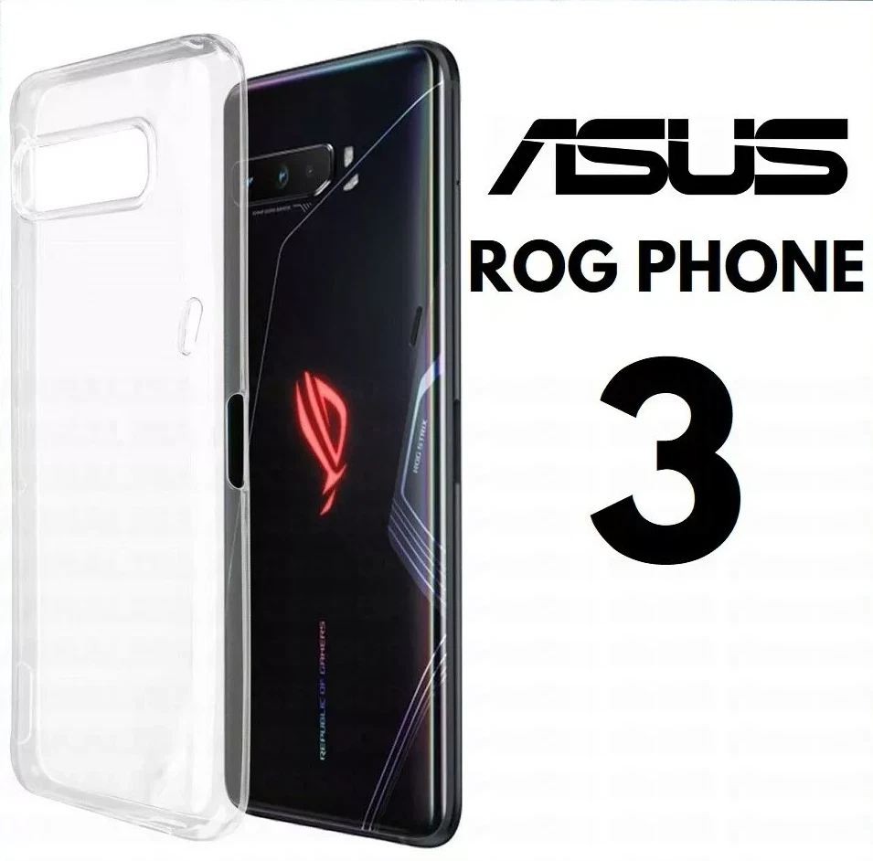 CUSTODIA SLIM COVER TRASPARENTE in SILICONE TPU per ASUS ROG PHONE 3 ZS661KS - Immagine 1 di 1