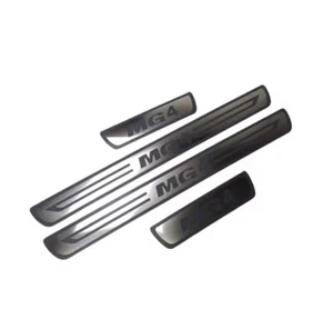 Tiras protectoras de umbral de puerta de acero inoxidable MG4 2016-2024 4 piezas - Imagen 1 de 4