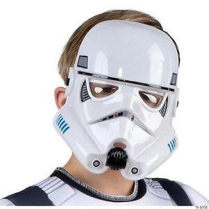 NIÑO STAR WARS STORMTROOPER 1/2 MÁSCARA ACCESORIO DE DISFRAZ JWC1194 - Imagen 1 de 1