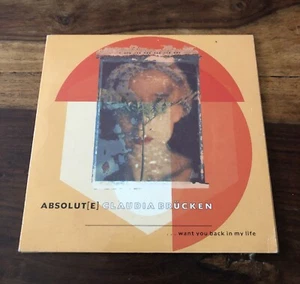 CLAUDIA BRUCKEN - ABSOLUT(E) - 1990 CARD SLEEVE CD SINGLE - Picture 1 of 4