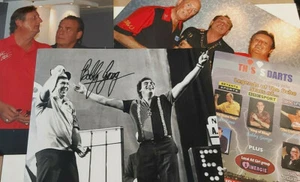 BOBBY GEORGE HAND SIGNED WITH JOHN LOWE COA & PLENTY FREE EXTRAS - Picture 1 of 4