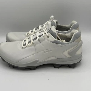 ECCO Men's Biom Tour Leather Waterproof Golf Cleats 131904-01007 Sz 12-12.5/ 46 - Picture 1 of 9