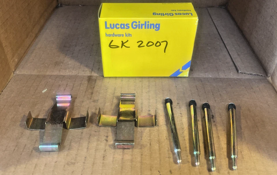 Juego de clips y pasadores de pastillas de freno Lucas Girling - GK2007 - Se adapta a Volkswagen Transporter Foto 1 de 4