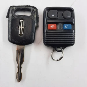 Key Remote Fob 2003 Lincoln Towncar Replacement Case Pad And Key F8DB-15K601-BA - Picture 1 of 9