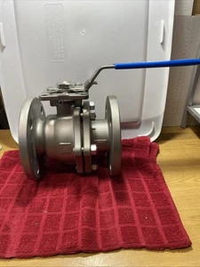 FNW - 600B - 150lb 2 1/2” 2.5” Acero inoxidable 2 piezas Válvula de bola con brida CF8M - Imagen 1 de 9