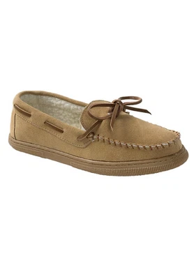 KingSize Men's Suede Tracker Slippers - Image 1 of 4