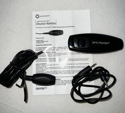 Promaster disparador remoto con cable - Canon, Pentax, Olympus, Sigma Foto 1 de 3