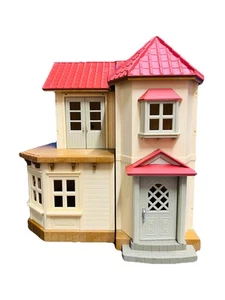Sylvanian Families Calico Critters Doll House Red Roof Home Dollhouse Clean Toy - Picture 1 of 15