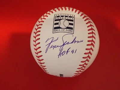 Fergie Jenkins Signed MLB Hall of Fame Baseball W/ HOF 91 JSA WB880634 - Image 1 of 2
