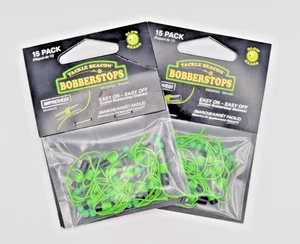 Tackle Beacon Bobberstops 2 Packs (30 Total) – Slotted Sleeves w/ Glow Beads - Picture 1 of 2