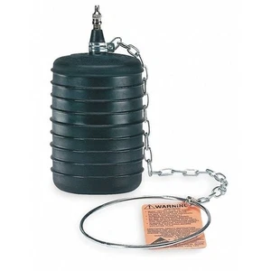 Tapón de bola de prueba Cherne, anillo y cadena, 16" desinflado L 275058 Cherne 275058 675115275058 - Imagen 1 de 1