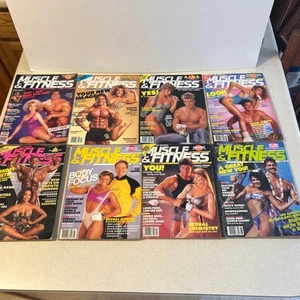 8 Vintage Joe Weider’s Muscle & Fitness 1986-1988 Bodybuilding Magazines - Picture 1 of 9