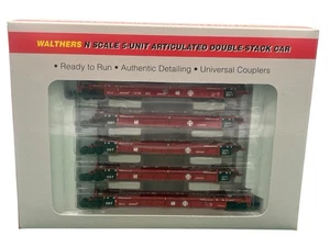 Walthers 932-8102 305' Thrall 5-Unit Articulated Double Stack Car BN #254826 - Bild 1 von 6