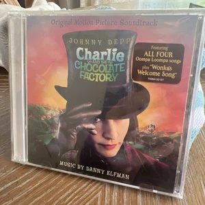 Charlie and The Chocolate Factory OMPS Sealed In Shrink CD Johnny Depp - Foto 1 di 5