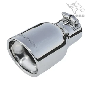 Flowmaster 15365 Stainless Steel Exhaust Tip, 4-Inch Rolled Angle, Polished - Picture 1 of 1