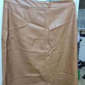 Sussan Faux Leather Skirt. Sz Xl. 14. New Without Tags. - Picture 1 of 9