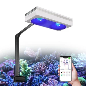 PopBloom RL180 Marine Aquarium Reef Light LED Full Spectrum Reef Coral Lighting - Picture 1 of 12