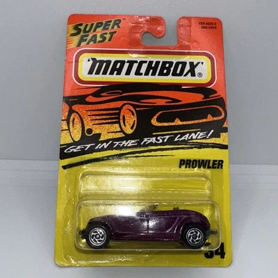 Matchbox SuperFast #34 Purple Plymouth Prowler - Image 1 of 4