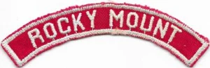 Rocky Mount Red and White Strip RWS North Carolina NC Boy Scout Community Strip - Picture 1 of 1