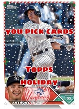 2023 Topps Holiday Baseball - Base Singles - YOU PICK #HW1-HW200 RC & Vets