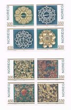 75% off $14.00 Scott Value - 1993-94 NORWAY Carvings, Ornaments 2 set MNH NH UMM