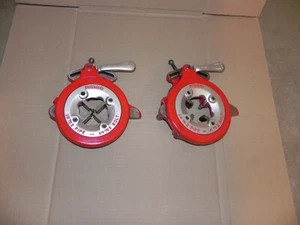 TWO ridgid universal die heads W. 1/2 - 3/4" & 1-2" NPT dies for rigid 300 - Picture 1 of 7