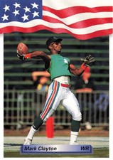 1992 All World #116 Mark Clayton Miami Dolphins