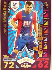 Match Attax 2016/17 Premier League - UC9 James McArthur - Extra Boost