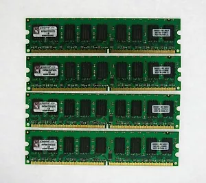 8GB 4x2GB PC2-5300E ECC unbuffered DDR2 667 server Memory KINGSTON KVR667D2E5/2G - Picture 1 of 1
