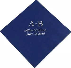 200 personalized beverage napkins baby shower birthday wedding party - Picture 1 of 8