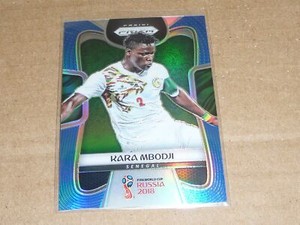 2018 Panini Prizm SOCCER KARA MBODJI BLUE REFRACTOR /199 SENEGAL O323