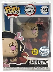 Funko Pop! Plus Demon Slayer Nezuko Demon Art Glow #1663 SE with POP Protector - Picture 1 of 5