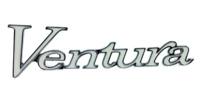 Chrome Script Fender Emblem For 1971-1977 Pontiac Ventura Models USA Made Foto 1 de 4