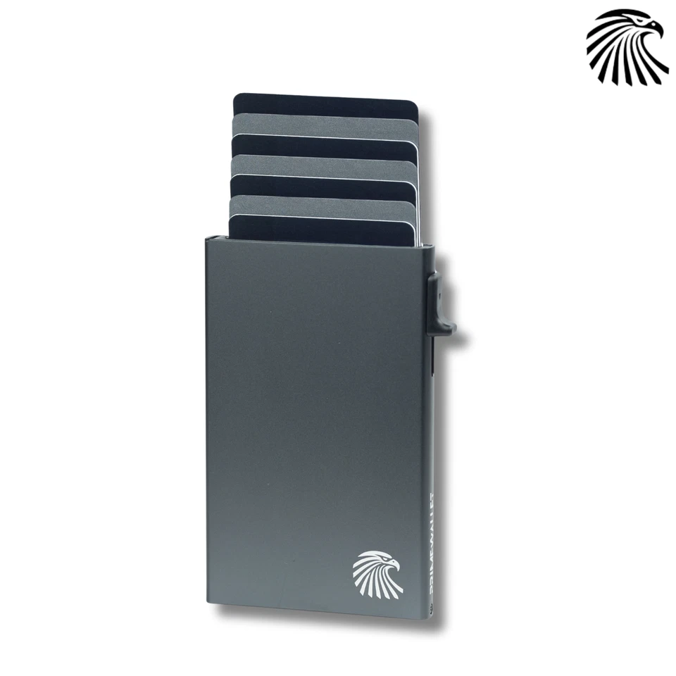 Kartenetui mit RFID Schutz - mini Geldbeutel Portemonnaie Geldbörse slim wallet - Bild 1 von 1