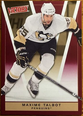2010-11 Upper Deck Victory Red Maxime Talbot #158 Pittsburgh Penguins - Image 1 of 2